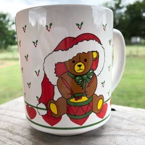 Vintage Sunny Korea Christmas Bear mug